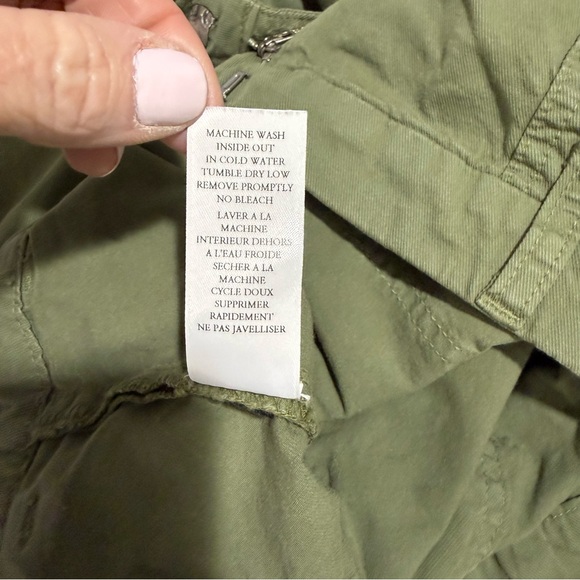 Frank & Eileen Blackstone Utility Pants Green Size 10 Cropped - Picture 6 of 6